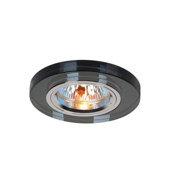 Recessed Downlight Shallow Round RIM ONLY Black, Requires 100035310 To Complete The Item - 1