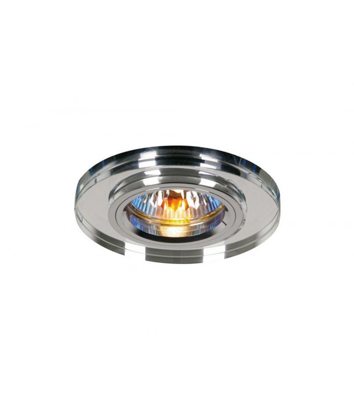 Recessed Downlight Shallow Round RIM ONLY Clear, Requires 100035310 To Complete The Item - 1