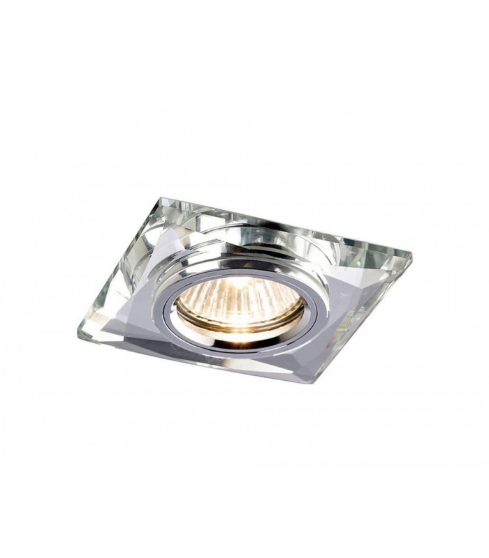 Recessed Downlight Chamfered Square RIM ONLY Clear, Requires 100035310 To Complete The Item - 1