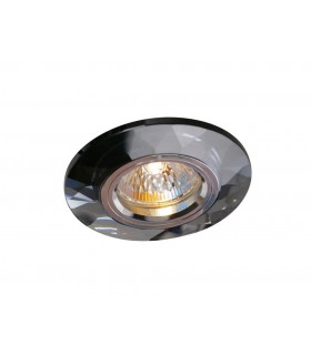 Recessed Downlight Chamfered Round RIM ONLY Black, Requires 100035310 To Complete The Item - 1
