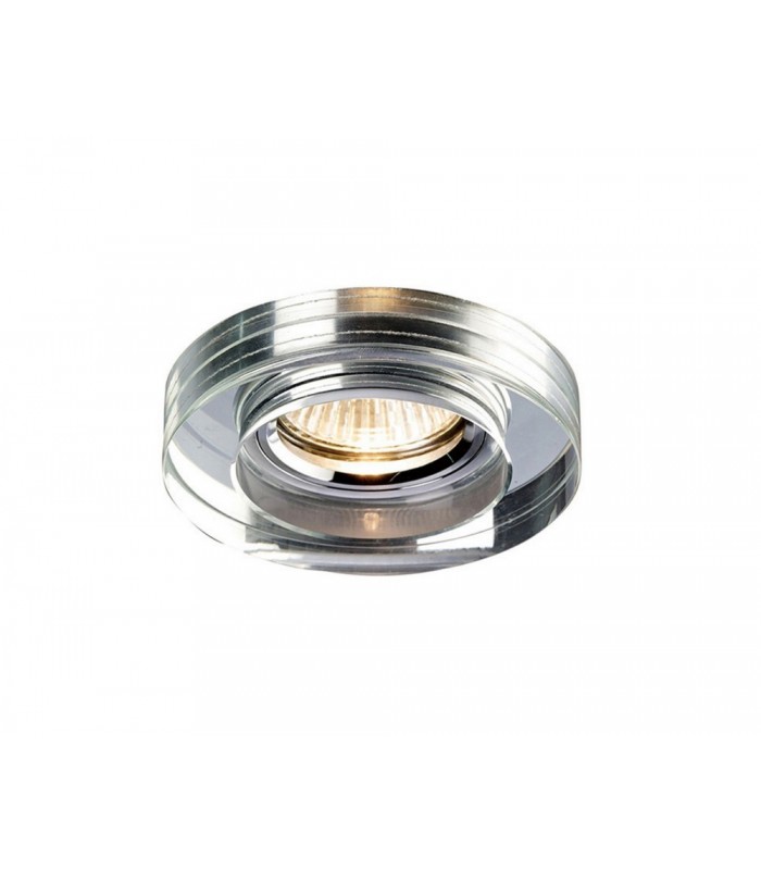 Recessed Downlight Deep Round RIM ONLY Clear, Requires 100035310 To Complete The Item - 1
