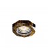Recessed Downlight Deep Hexagonal RIM ONLY Bronze, Requires 100035310 To Complete The Item - 1