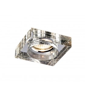 Bubble Recessed Downlight Square RIM ONLY Clear, Requires 100035310 To Complete The Item - 1