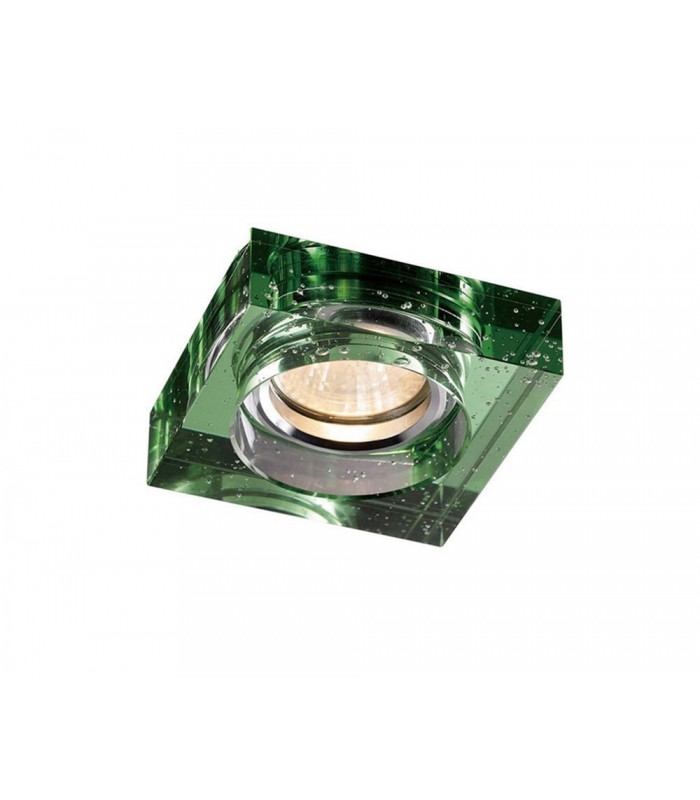 Bubble Recessed Downlight Square RIM ONLY Green, Requires 100035310 To Complete The Item - 1