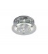 Ceiling Round with Circle Pattern 6 Light Round Polished Chrome, Crystal - 1