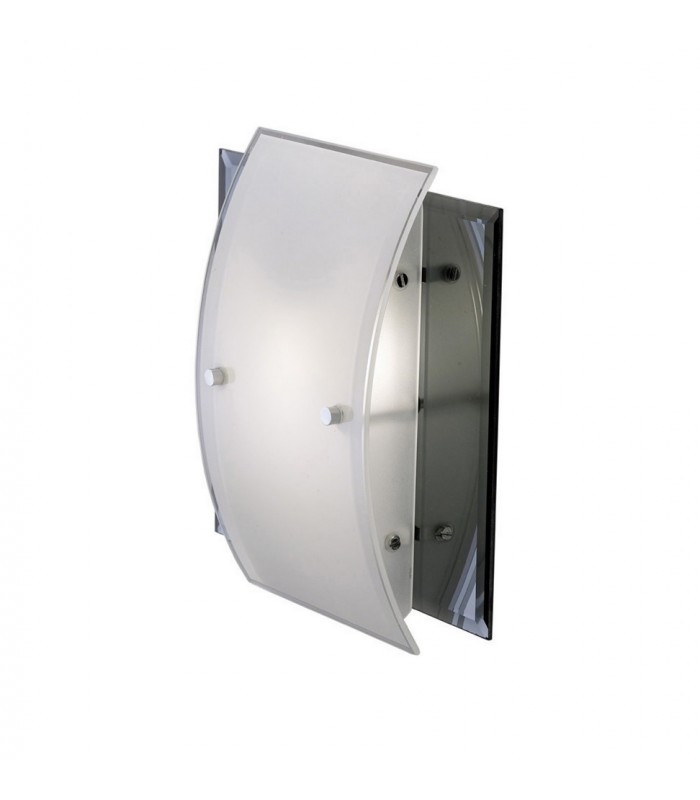 Flush Ceiling, Wall Lamp 1 Light Polished Chrome, Mirror - 1