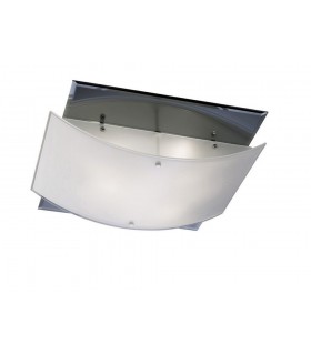 Flush Ceiling 3 Light Polished Chrome, Mirror - 1