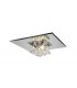 Flush Ceiling Square 8 Light G9 Polished Chrome, Crystal - 1