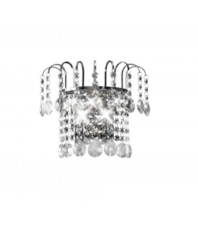 Wall Lamp Switched 2 Light Polished Chrome, Crystal - 1