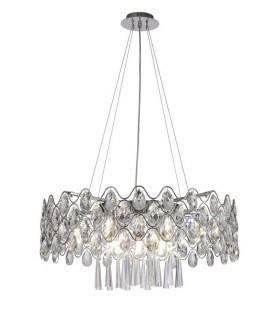 Ceiling Pendant 16 G9 Light Polished Chrome, Crystal - 1