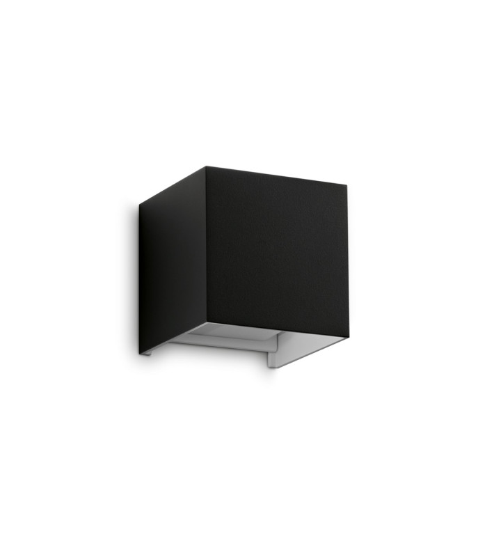 Atom 10cm Outdoor Up Down Wall Lamp Black 2x LED 1200lm 4000K IP54-1