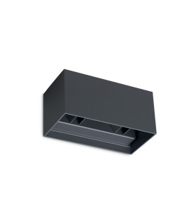 Atom 20cm Outdoor Up Down Wall Lamp Anthracite 4x LED 2400lm 4000K IP54-1