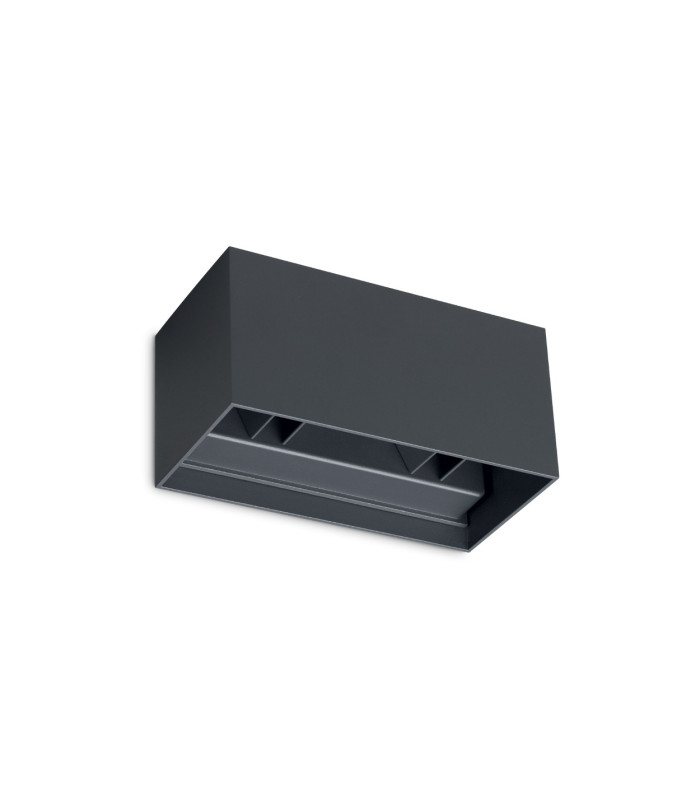 Atom 20cm Outdoor Up Down Wall Lamp Anthracite 4x LED 2400lm 4000K IP54-1