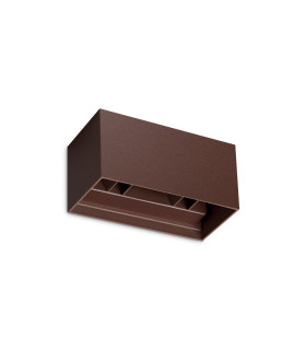 Atom 20cm Outdoor Up Down Wall Lamp Coffee 4x LED 2400lm 4000K IP54-1