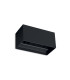 Atom 20cm Outdoor Up Down Wall Lamp Black 4x LED 2400lm 4000K IP54-1