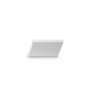 Block 15cm Flush Wall Uplighter White 1x LED 900lm 3000K-1