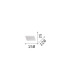 Block 15cm Flush Wall Uplighter White 1x LED 900lm 3000K-2