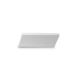 Block 23cm Flush Wall Uplighter White 2x LED 1800lm 3000K-1