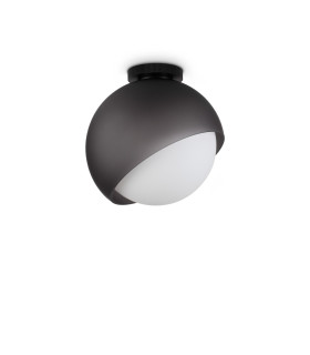 Bloom 30cm Globe Ceiling Light Black 1x E27-1