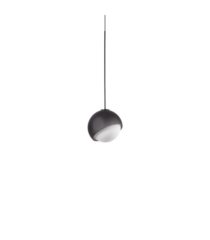 Bloom 12cm Globe Pendant Ceiling Light Black 1x G9-1