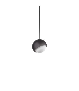 Bloom 12cm Globe Pendant Ceiling Light Black 1x E27-1