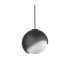 Bloom 30cm Globe Pendant Ceiling Light Black 1x E27-1