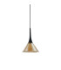 Cocktail Dome Pendant Ceiling Light Amber 1x LED 670lm 3000K-1