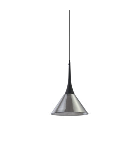 Cocktail Dome Pendant Ceiling Light Smoke 1x LED 670lm 3000K-1