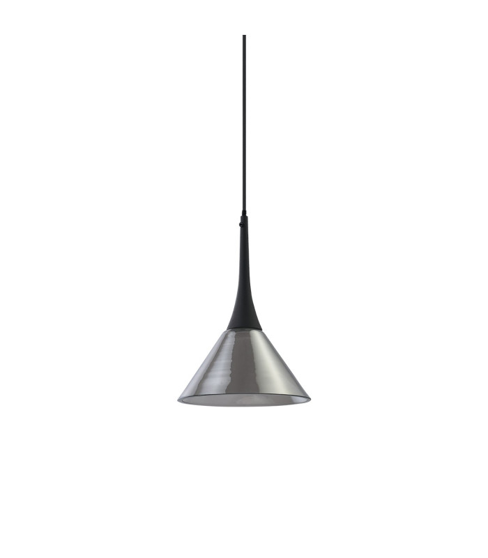 Cocktail Dome Pendant Ceiling Light Smoke 1x LED 670lm 3000K-1