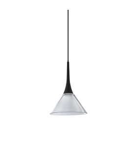 Cocktail Dome Pendant Ceiling Light Transparent 1x LED 670lm 3000K-1