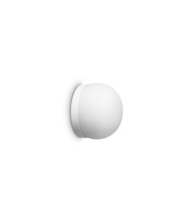 Cotton 10cm Globe Wall Lights White 1x GX53-1