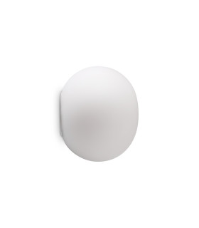 Cotton 15cm Globe Wall Lights White 1x G9-1