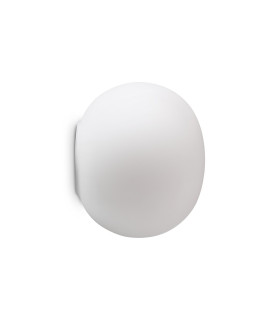Cotton 20cm Globe Wall Lights White 1x E14-1