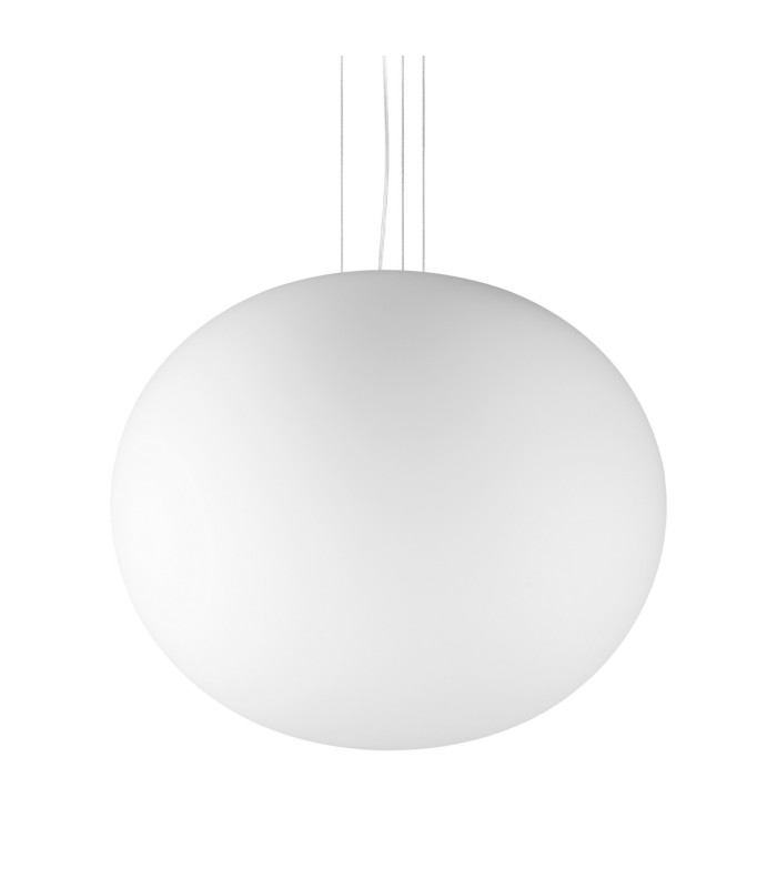 Cotton 50cm Globe Pendant Ceiling Light White 1x E27-1