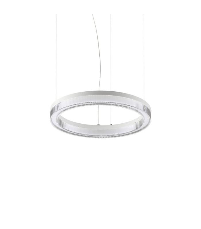 Crown 40cm Integrated LED Pendant Ceiling Light White 2050lm 3000K-1