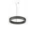 Crown 40cm Integrated LED Pendant Ceiling Light Black 2050lm 3000K-1