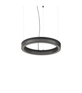Crown 40cm Integrated LED Pendant Ceiling Light Black 2050lm 3000K-1