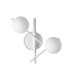 Atlas Globe Wall Lights White 2x G9-1