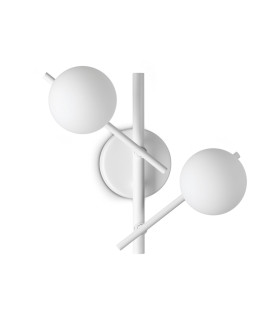 Atlas Globe Wall Lights White 2x G9-1