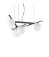 Atlas Globe Pendant Ceiling Light Black 4x G9-1