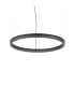 Crown 80cm Integrated LED Pendant Ceiling Light Black 4300lm 3000K-1