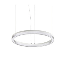 Crown 60cm Integrated LED Pendant Ceiling Light White 3050lm 3000K-1