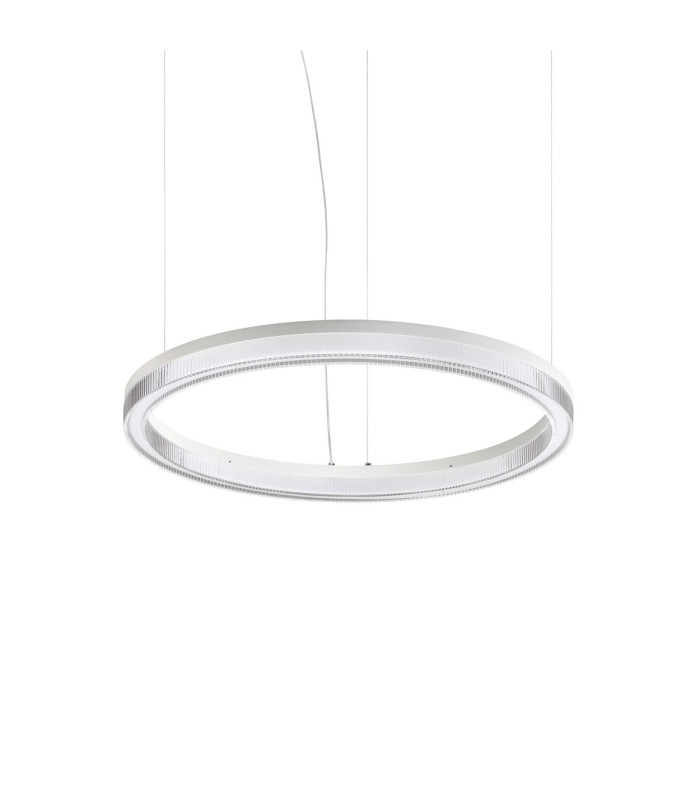 Crown 60cm Integrated LED Pendant Ceiling Light White 3050lm 3000K-1