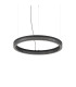 Crown 60cm Integrated LED Pendant Ceiling Light Black 3050lm 3000K-1