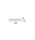 Dorica Integrated LED Wall Lamp Blue 930lm 3000K-2