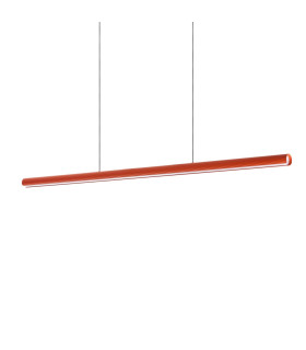 Dorica Bar Pendant Ceiling Light Orange 1x LED 4000lm 3000K Dimmable-1