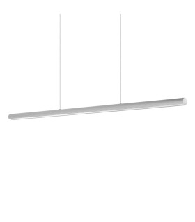 Dorica Bar Pendant Ceiling Light White 1x LED 4000lm 3000K Dimmable-1