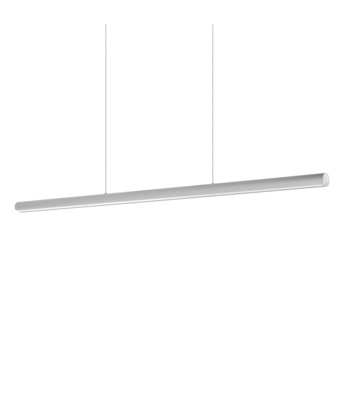 Dorica Bar Pendant Ceiling Light White 1x LED 4000lm 3000K Dimmable-1