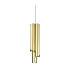 Dorica Slim Pendant Ceiling Light Brass 3x LED 2750lm 3000K Dimmable-1