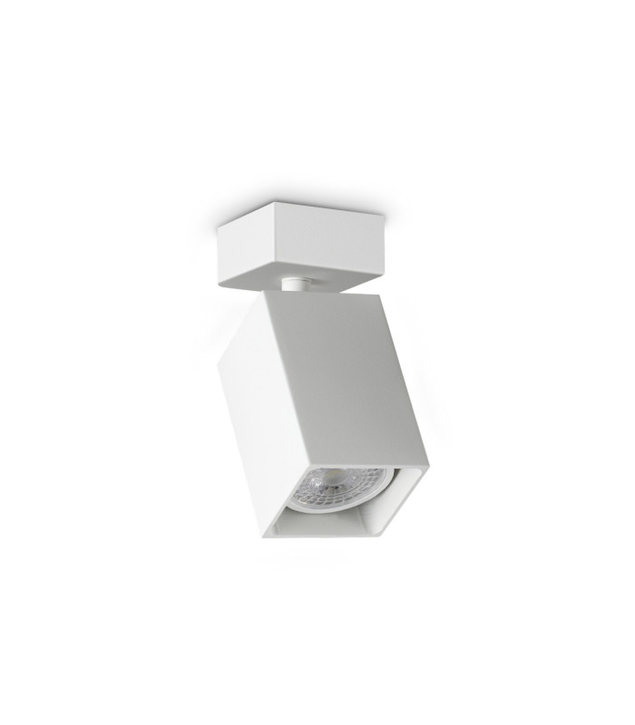 Dynamite Square Single Spotlight White 1x GU10-1